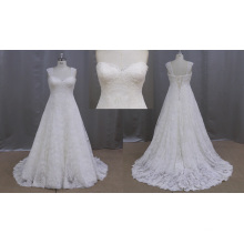 Plus Size Floor Length A-Line Wedding Dress